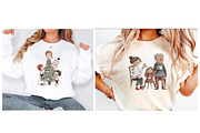 Christmas Family Clipart, an Illustration by Designworld (Thumbnail 2 of 6)