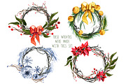 Create Your Own Winter Floral Wreath, an Illustration by Digital Press Creation (Thumbnail 3 of 3)