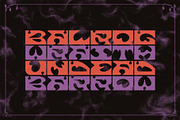 JWV - FLAUROS - Psych display font, a Sans Serif Font by Jordan Warren Visuals (Thumbnail 3 of 8)