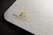 home building modern logo, a Branding & Logo Template by mouze_art (Thumbnail 4 of 4)