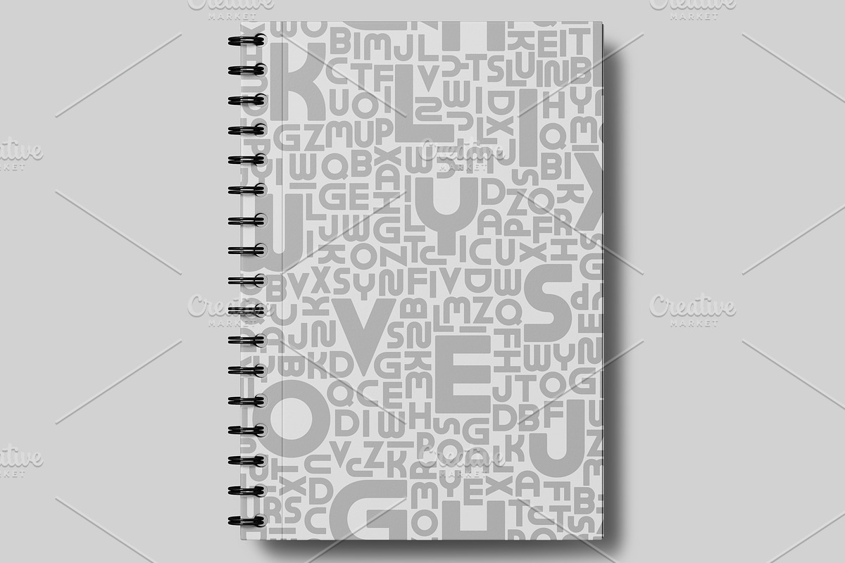 Seamless alphabet font patterns, a Pattern Graphic by ExpressShop (Photo 2 of 6)