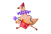 Festive Goose Party Clipart Set, an Animal Illustration by the_myro (Thumbnail 14 of 17)