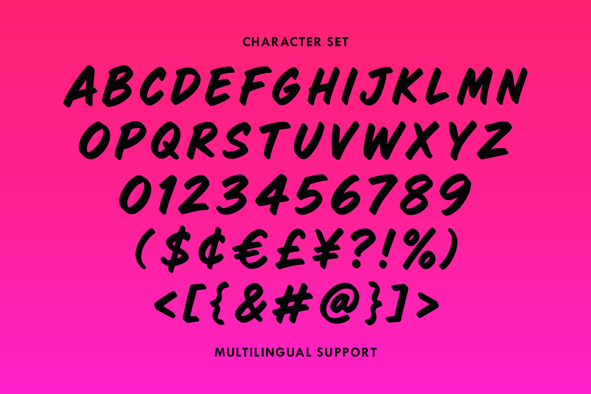 Rocatsy Marker Font Brush Typeface, a Handwritten Font by Maulana Creative (Photo 6 of 7)