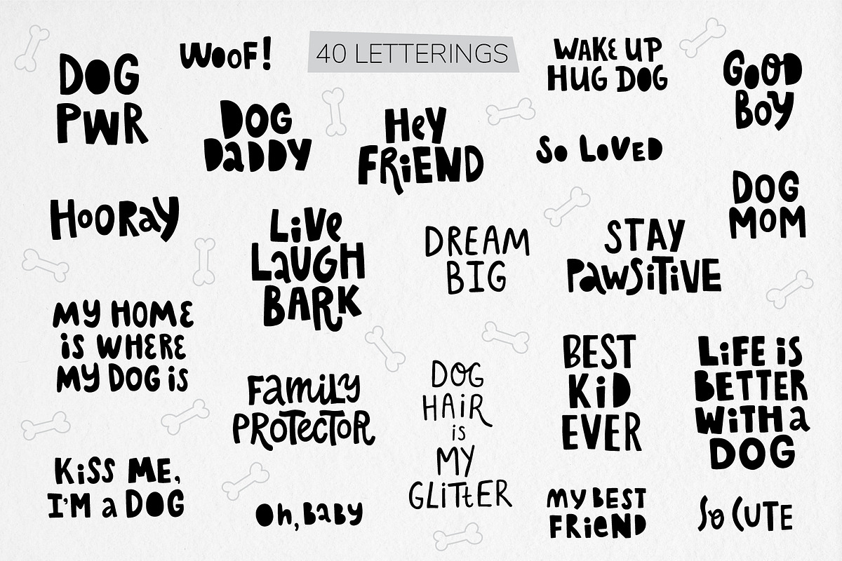 Cute dogs clipart collection, an Animal Illustration by Leysan Shayak (Photo 5 of 11)