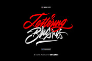 Lettering Brushes Procreate, a Brush Add-On by n.A Studio (Thumbnail 9 of 9)