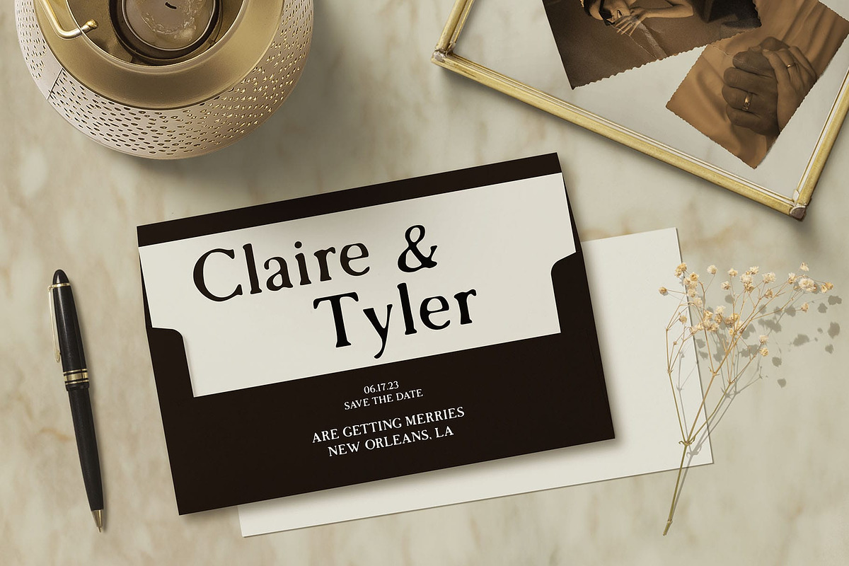 Morgen Blur, a Serif Font by Craft Supply Co. (Photo 6 of 8)