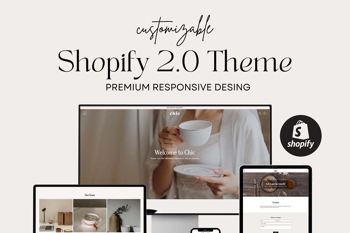 Elegant Shopify Theme Template, a Shopify Template by Tarsi.io (Photo 2 of 4)