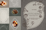 Stitcherie – Stitched Vintage Frames, an Object Graphic by DigARTbyHavroshka (Thumbnail 18 of 18)