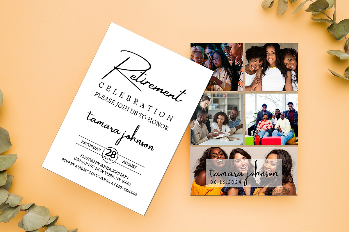 Retirement Party Flyer preview 2