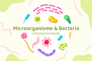 Microorganisms and Bacteria Bundle, an Object Graphic by Artnivora.Std (Thumbnail 1 of 3)