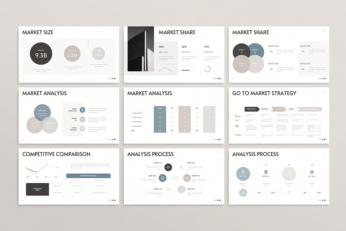 Minimal Business Plan Template Canva, a Presentation Template by ArtisanaAura (Photo 13 of 20)