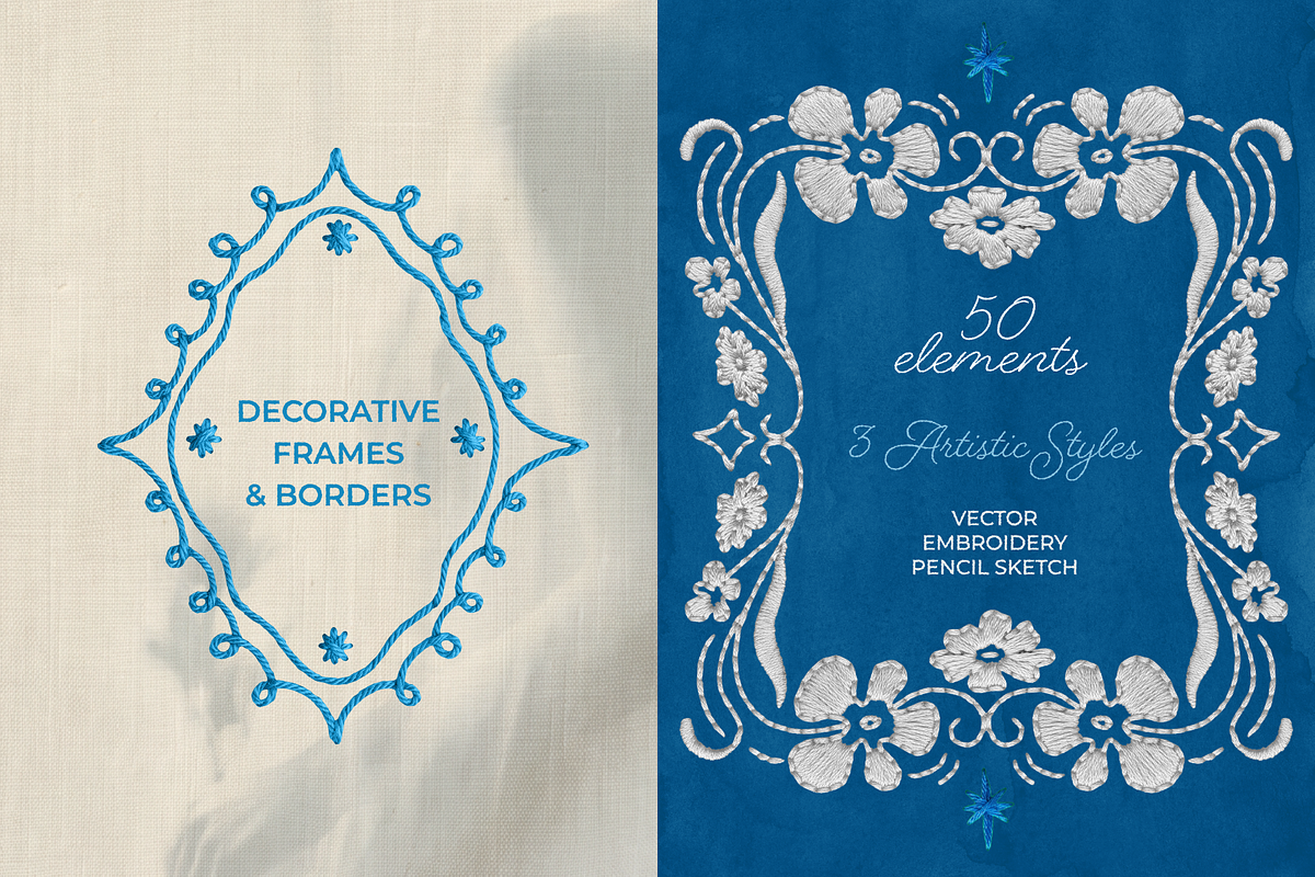 Decorative Frames & Embroidery, an Object Graphic by venimo (Photo 2 of 12)