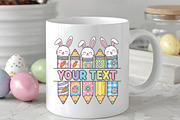 Easter Day Teacher PNG, an Illustration by CraftArtStudio (Thumbnail 3 of 4)