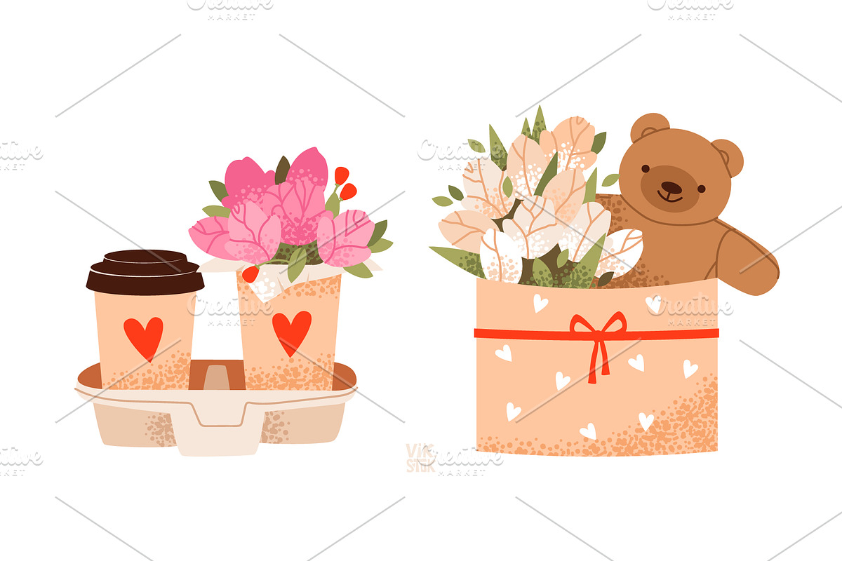 Valentine’s Day bouquets, an Object Graphic by vik.stock (Photo 3 of 6)