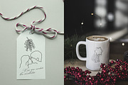 Mistletoe Kiss. Christmas font, a Handwritten Font by AnMark (Thumbnail 6 of 9)