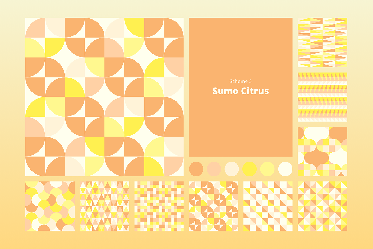 10x5 Seamless Geometric Patterns, a Pattern Graphic by WOOHOO (Photo 5 of 11)