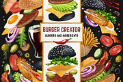 Burger Creator, a Decorative Illustration by Margo Miller (Thumbnail 1 of 31)
