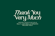 Magic Avenue - A New Serif Typeface, a Serif Font by SaktiAvellin (Thumbnail 7 of 13)