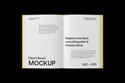 Opened Hardcover Book Mockup, a Books & Magazine Mockup by Design Squad (Thumbnail 1 of 4)