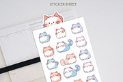 Dream Cats Sticker Pack, an Object Graphic by natalisart (Thumbnail 3 of 5)