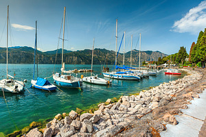 Spectacular small harbor, Italy, a Transportation Photo by Alpine Dreams