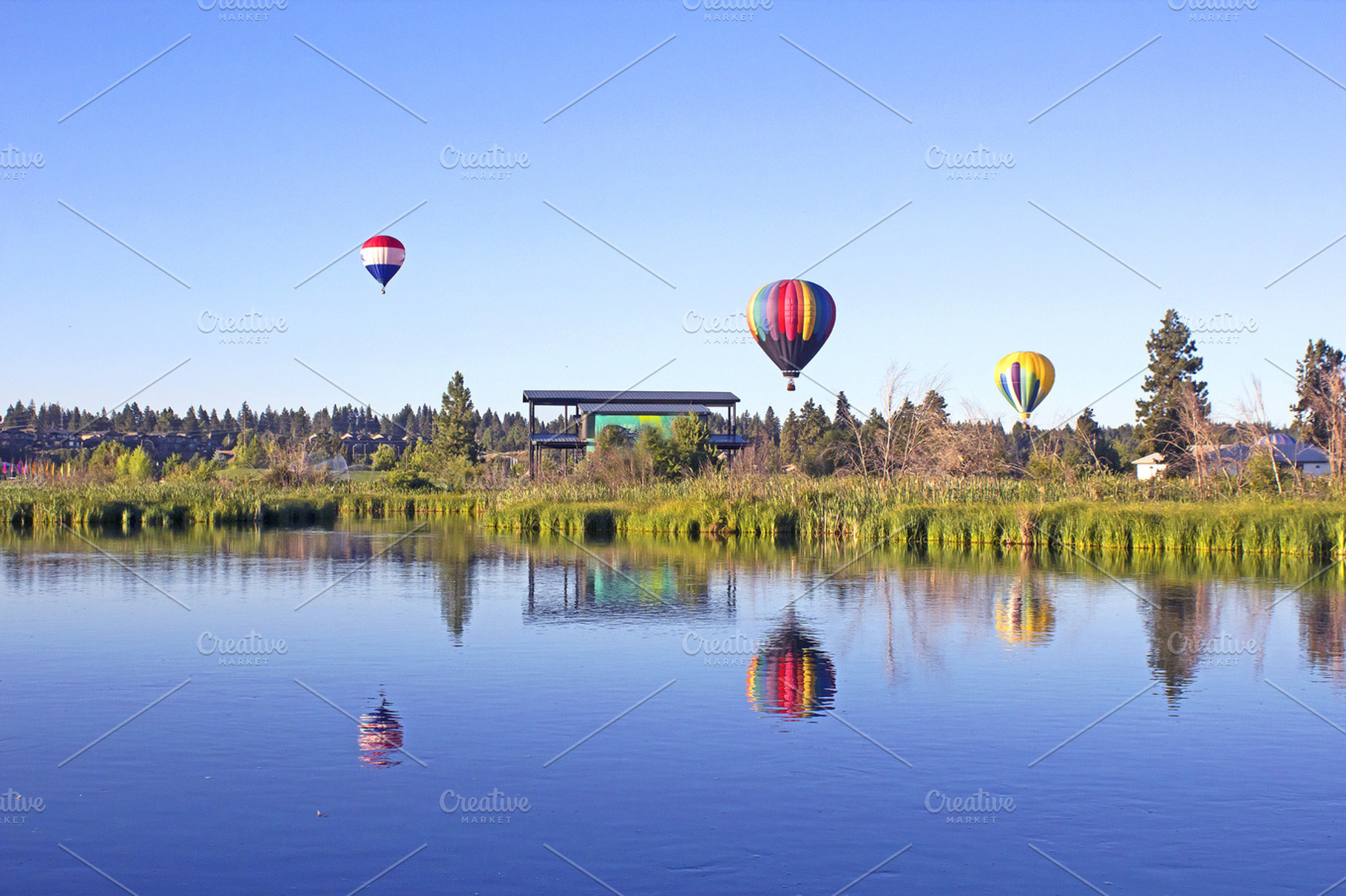 Air balloons containing image, picture, and carnival