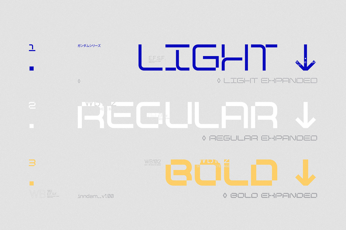 Inndamm Variable Typeface preview 6