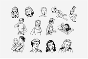 Women of Comics Illustrations V2, an Illustration by FM Era Studio (Thumbnail 4 of 6)