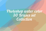 Water Color Brushes for Photoshop