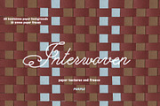 Interwoven Woven Paper Textures, a Texture Graphic by Purple (Thumbnail 1 of 13)