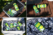 Soda Drink Can Mockup & Packaging, a Packaging Mockup by Vitora Mockup (Thumbnail 11 of 12)