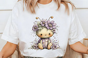 Whimsical Spring Ladybug Clipart, an Illustration by designcity5 (Thumbnail 3 of 5)