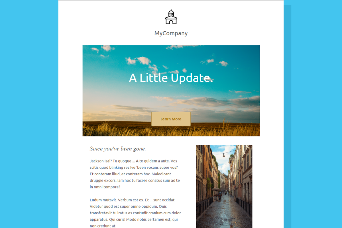 Simple - Email Newsletter Template, an Email Template by AsOfLatte (Photo 1 of 5)