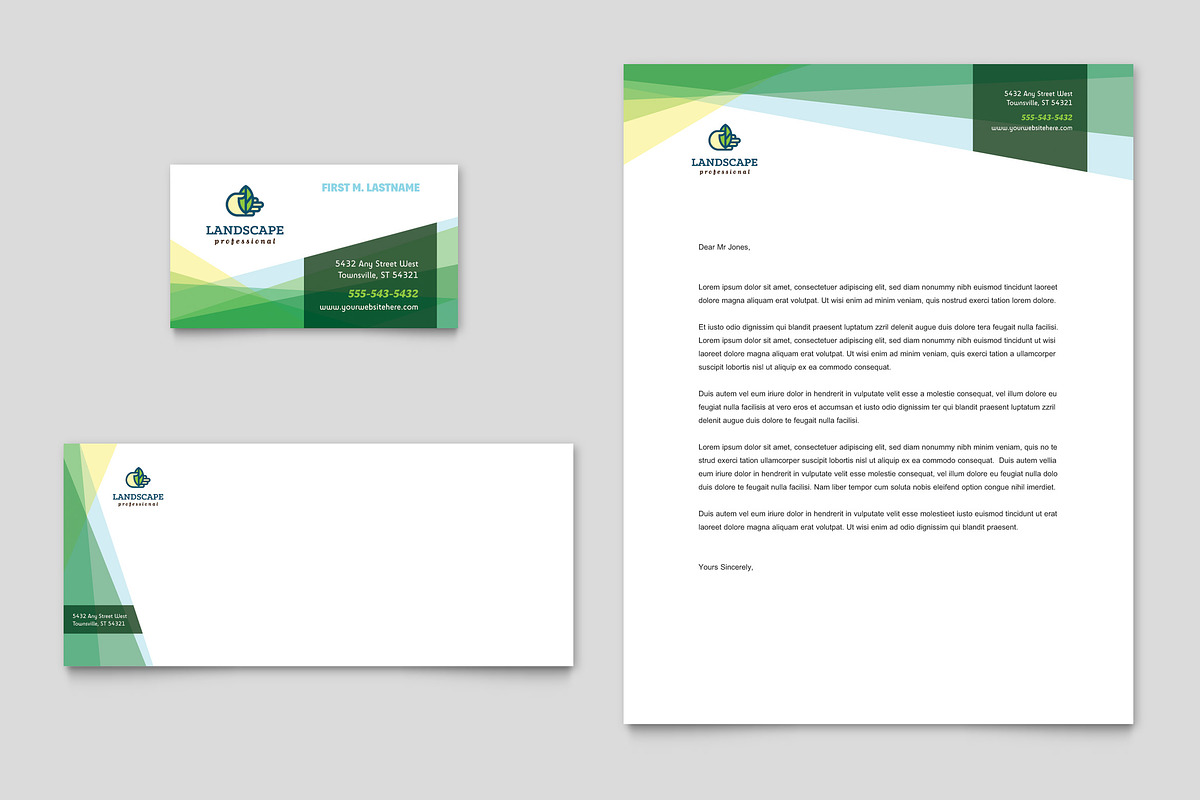 Landscaping Stationery Template preview 4