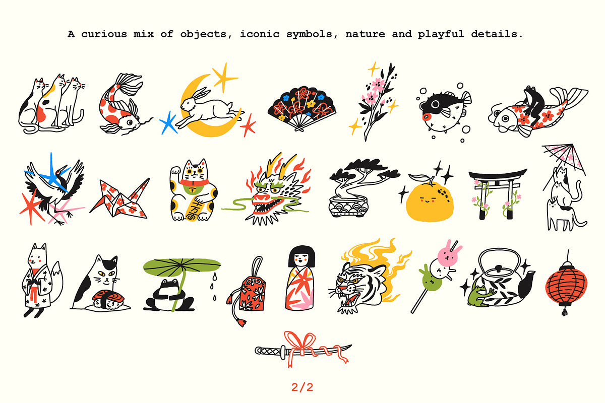 Wonders of Asia: 55 illustrations, an Object Illustration by Olly Kava (Photo 6 of 9)