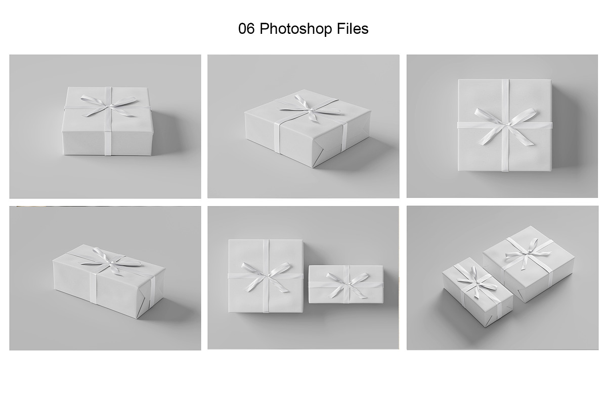 Gift Box Mockup, a Packaging Mockup by Tokobeta (Photo 8 of 8)