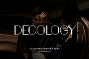 Decology Futuristic Sans Serif Font, a Sans Serif Font by UICreative (Thumbnail 1 of 13)