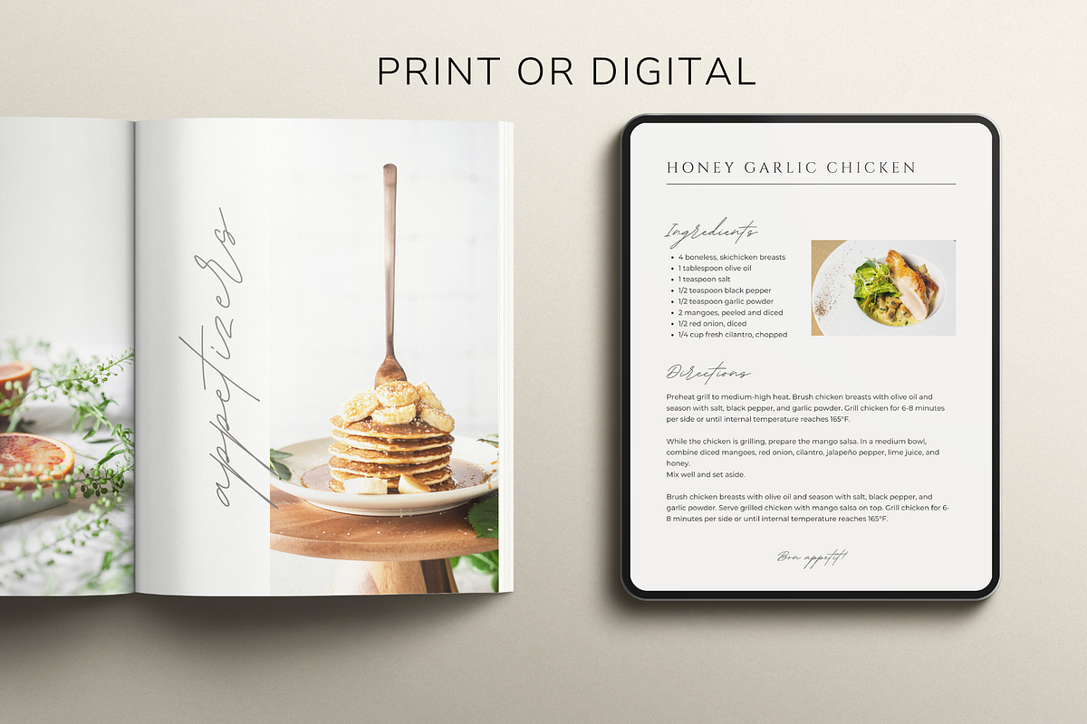 Cookbook Template CANVA, a Magazine Template by OrganizationOasisRo (Photo 7 of 10)