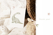 DINOSAURS watercolor set, an Animal Illustration by erasovas (Thumbnail 10 of 10)