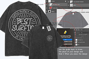 oversize Washed T Shirt PSD Mockup, a Shirt Mockup by NH graphic (Thumbnail 2 of 4)