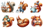 Cute Squirrel Sublimation, an Illustration by DreamArtGraphic (Thumbnail 3 of 5)