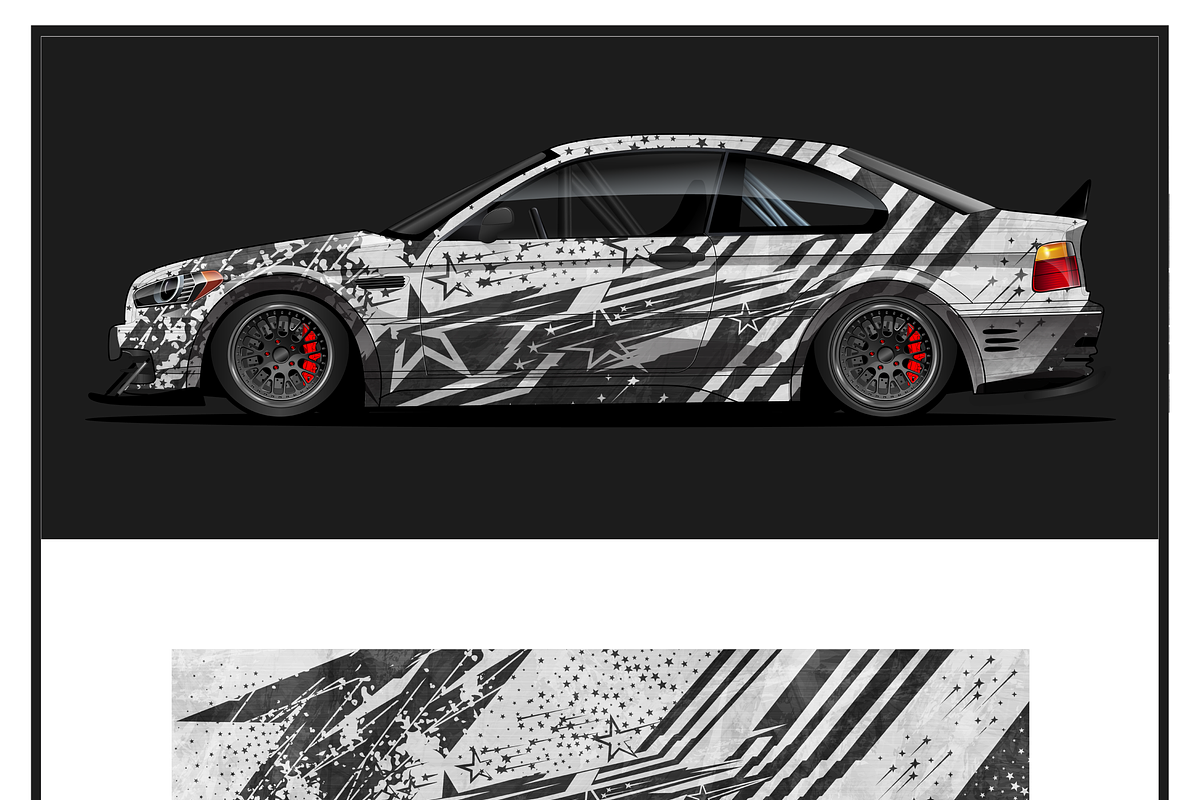 Dynamic Car Wrap Design, an Object Illustration by CarWrap design (Photo 2 of 3)