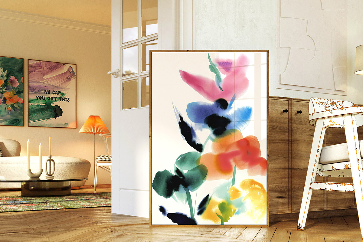 Bright Colorful Watercolor PRINTS, a Background Graphic by lerinartstudio (Photo 10 of 11)