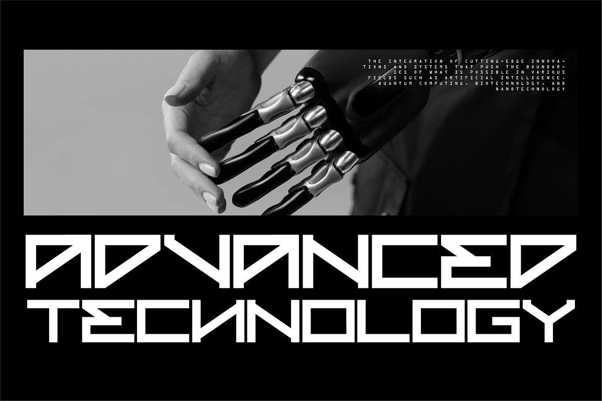 Bronxoz - Futuristic Display Font, a Sans Serif Font by Typeagle (Photo 9 of 12)