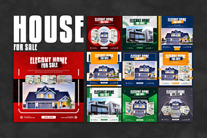 Real estate home sale post template, a Social Media Template by Tanmoy Topu