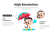Animated Winter Stickers, an Emoji Icon by Vectors Market (Thumbnail 3 of 7)