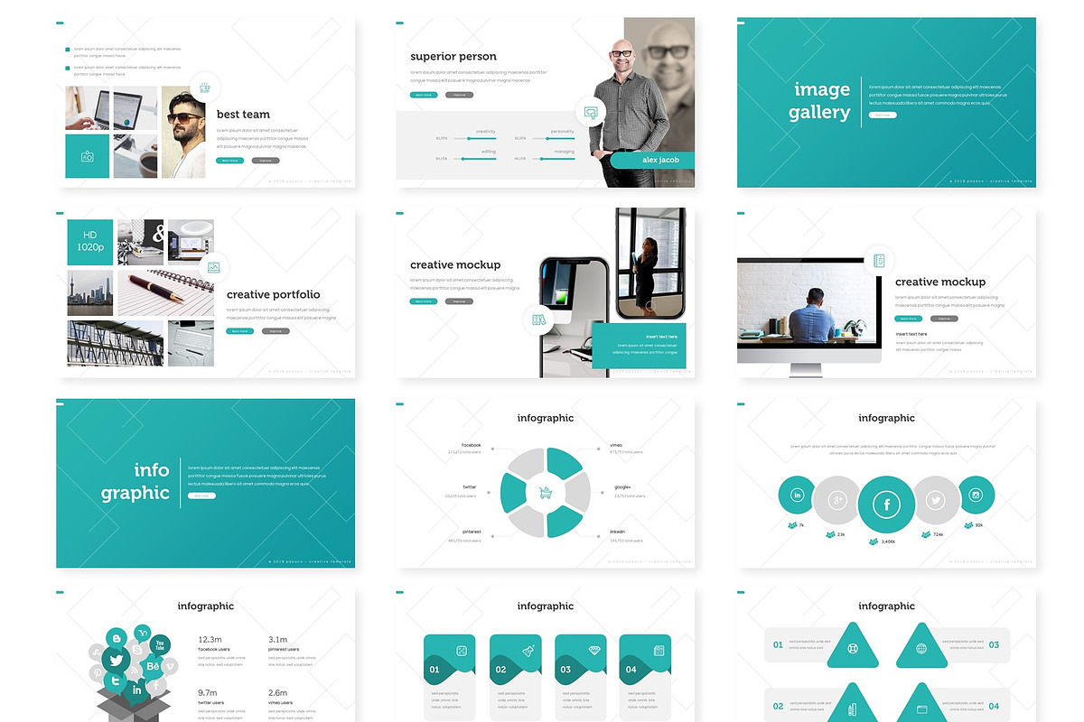 Pasaco - Google Slides Template, a Presentation Template by AQR Studio