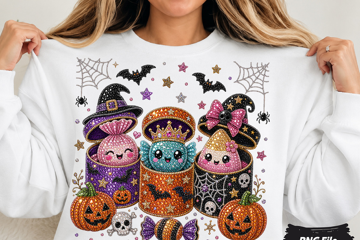 Kawaii Halloween Dumpling PNG, a Seasonal Illustration by DreamCafeArt (Photo 1 of 6)