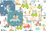 Big Kids Bundle Graphic & Patterns, an Animal Illustration by Nursery Art (Thumbnail 4 of 18)