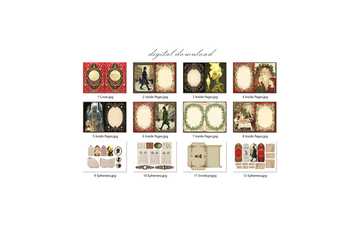 A Christmas Carol Scrapbook Kit, a Seasonal Illustration by Secret Helper (Photo 8 of 8)